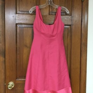 Pretty short pink prom dress